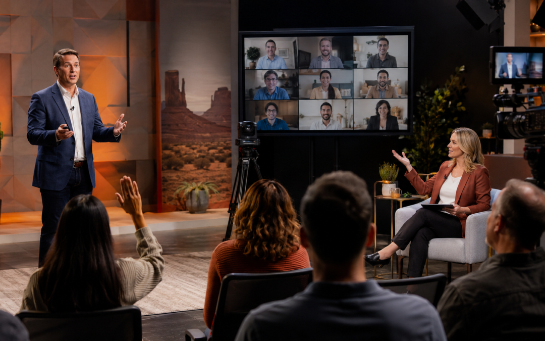 How a Webcast Becomes a Two-Way Business Event