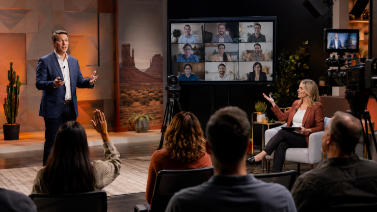 How a Webcast Becomes a Two-Way Business Event